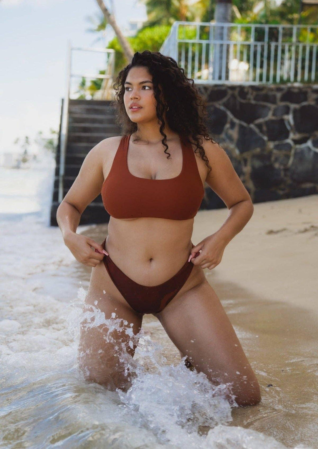 Lahaina Bikini Bottoms X Terracotta - Turquoise Waters