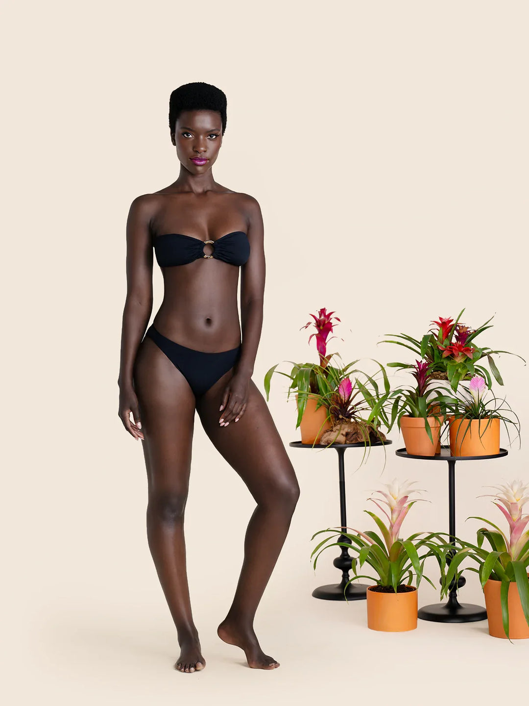 LENÇOIS BANDEAU TOP - Turquoise Waters