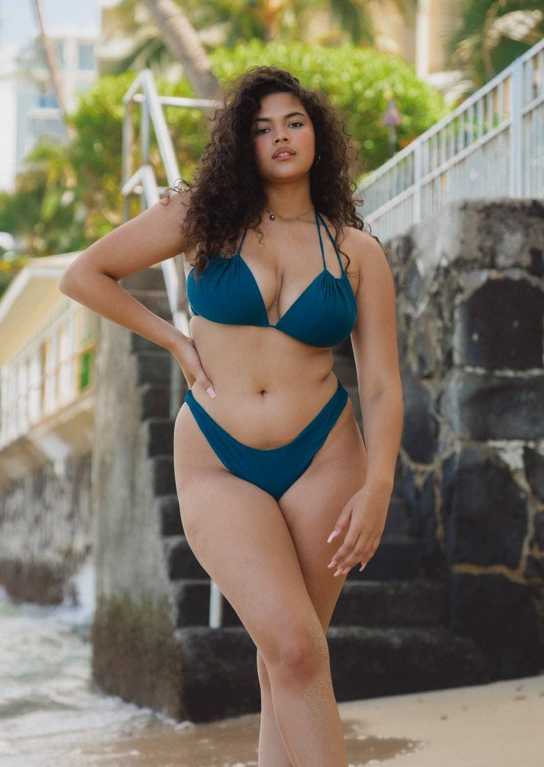 Kai Triangle Top X Lagoon - Turquoise Waters