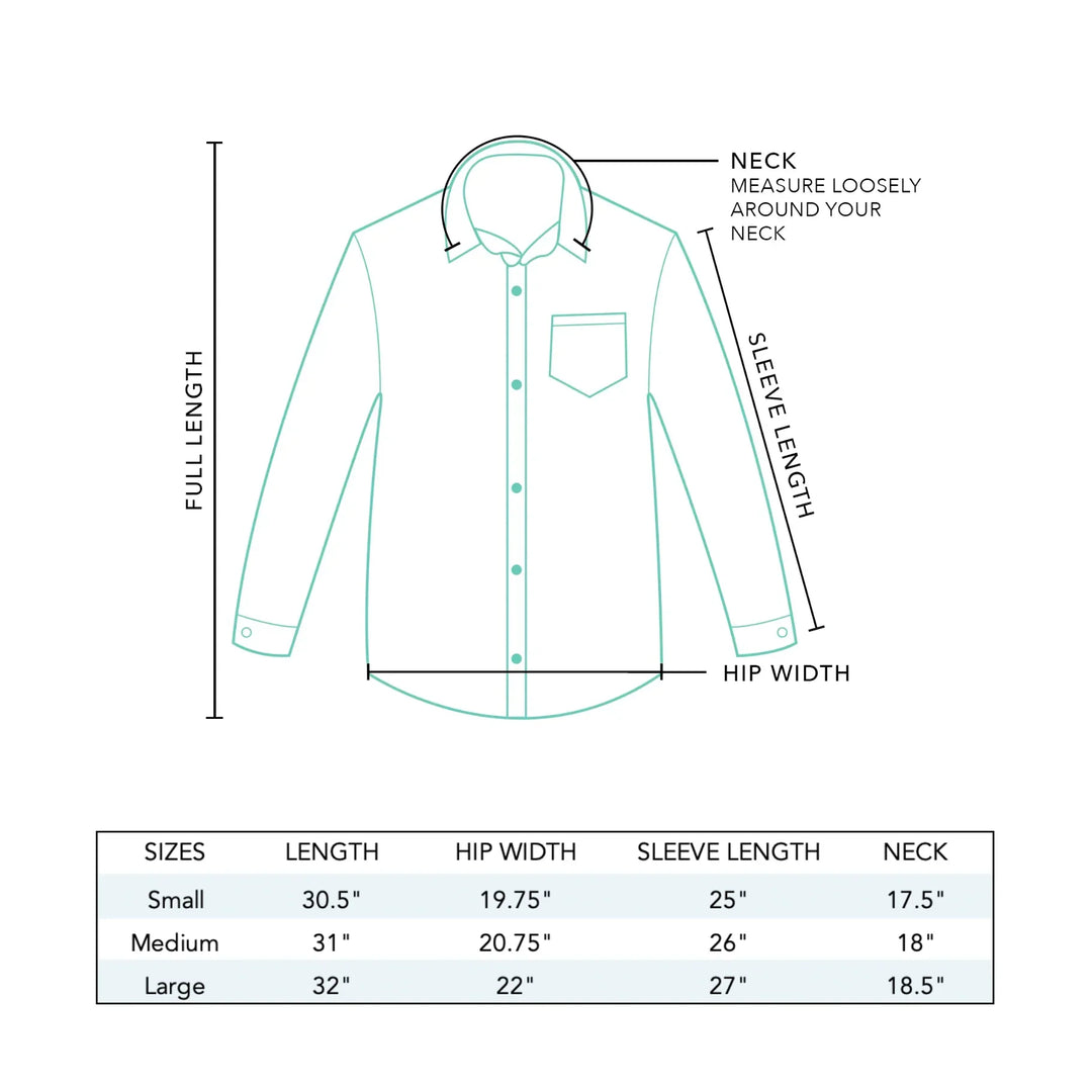 Boyfriend Button Up: 2-ply Cotton