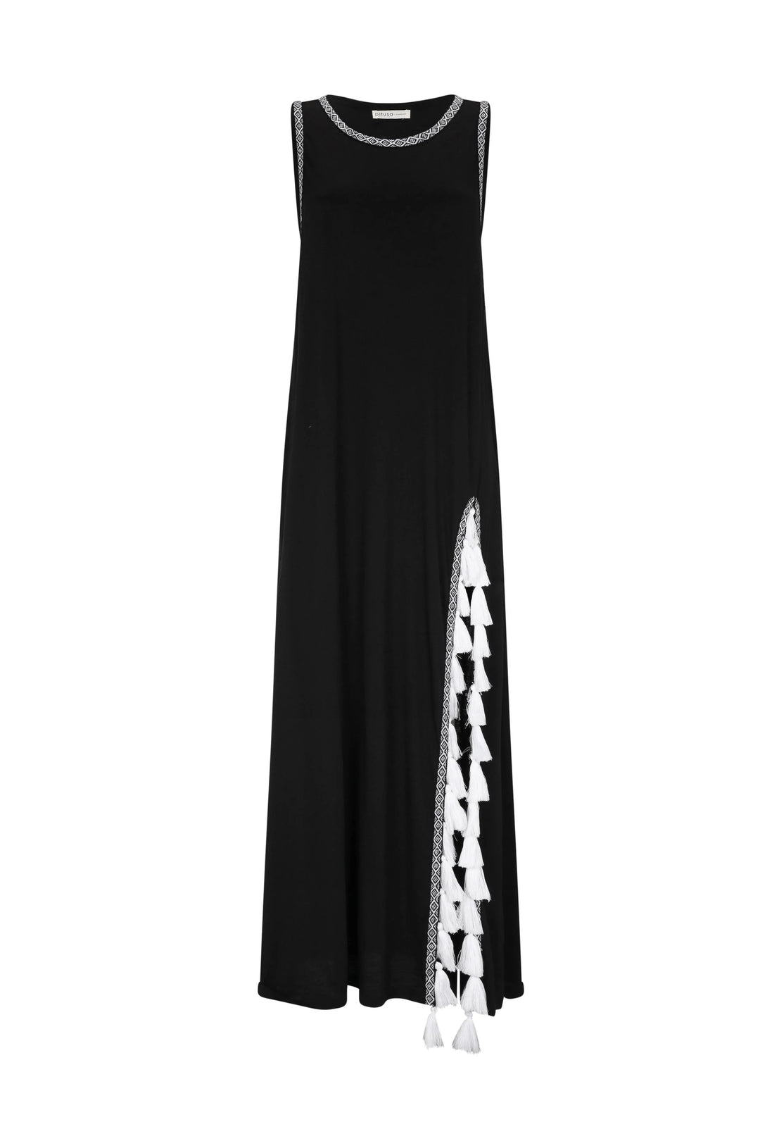 Erin Tassel Slit Dress/Coverup