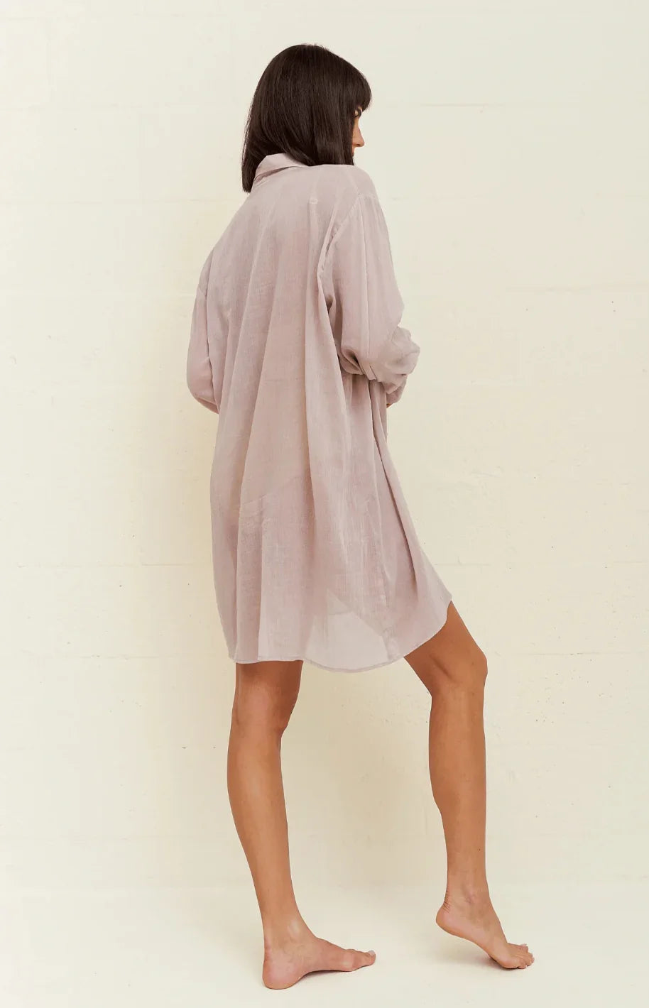 Puka Shell Shirt Dress/Coverup